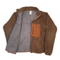 Mens Brown Patagonia Classic Retro Full Zip Jumper