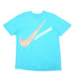 Mens Turquoise Nike Lacrosse Swoosh Short Sleeve T Shirt