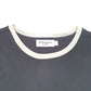 Mens Black Yves Saint Laurent Ringer Short Sleeve T Shirt