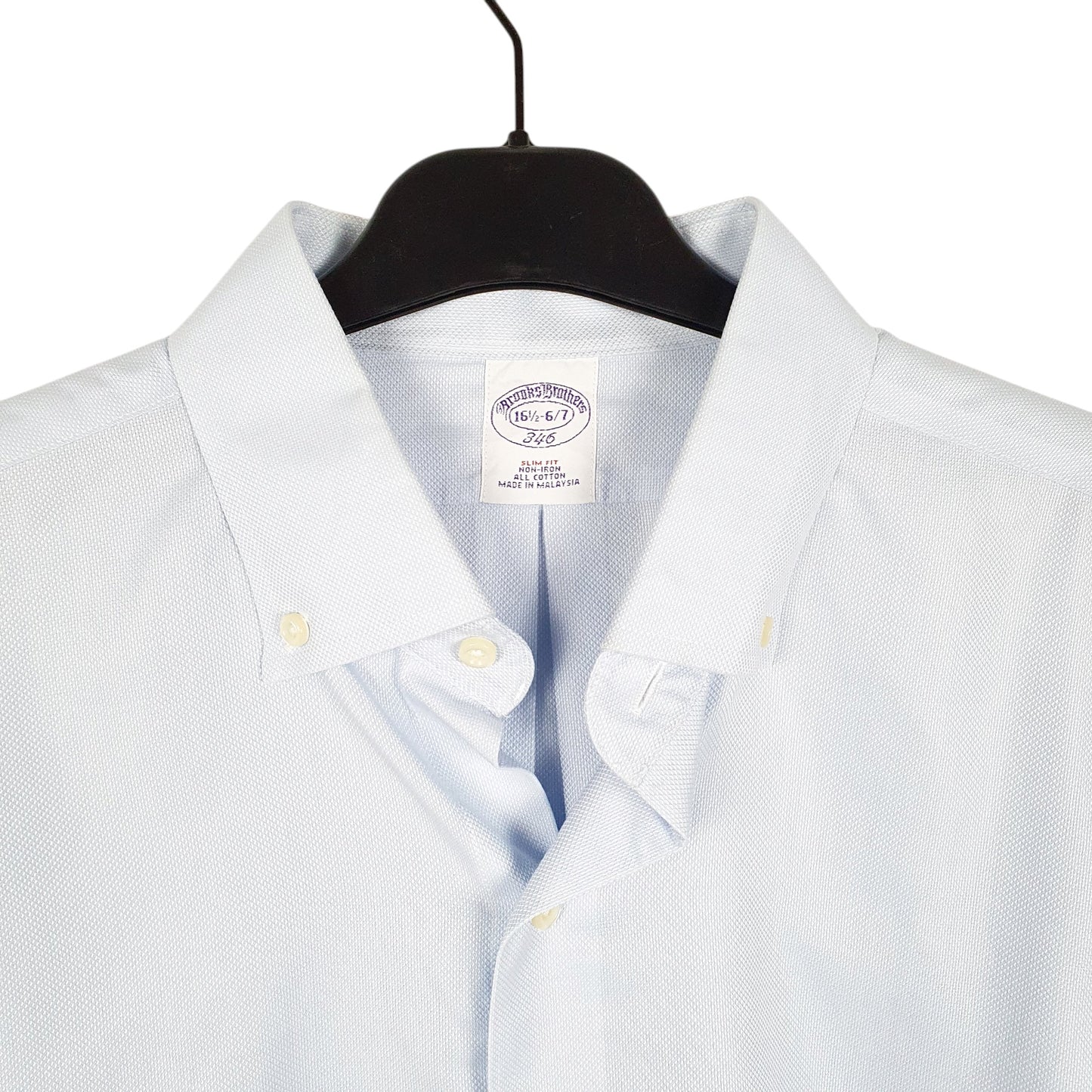 Mens Blue Brooks Brothers  Long Sleeve Shirt
