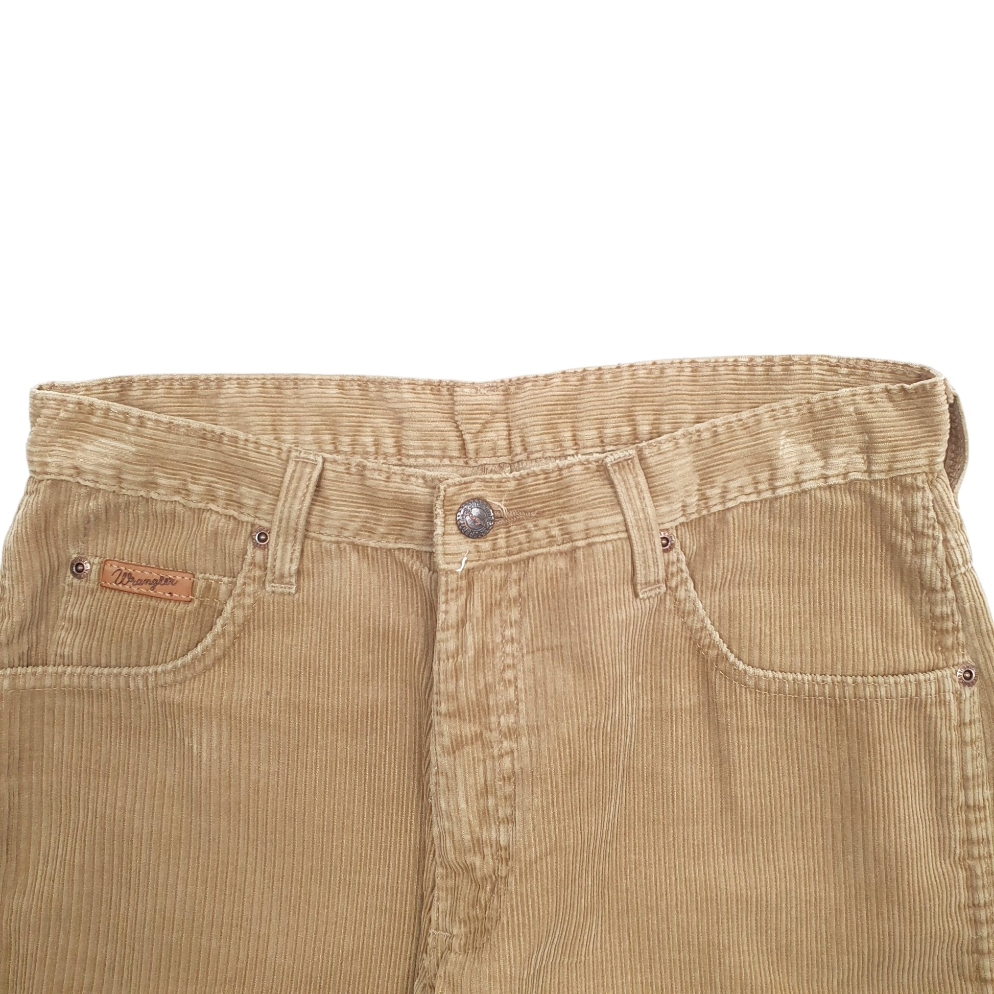 Mens Beige Wrangler  Corduroy Trousers