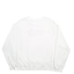 Mens White Levis Spellout Crewneck Jumper