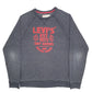 Mens Grey Levis Spellout Crewneck Jumper