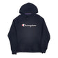 Womens Black Champion  Hoodie Jumper