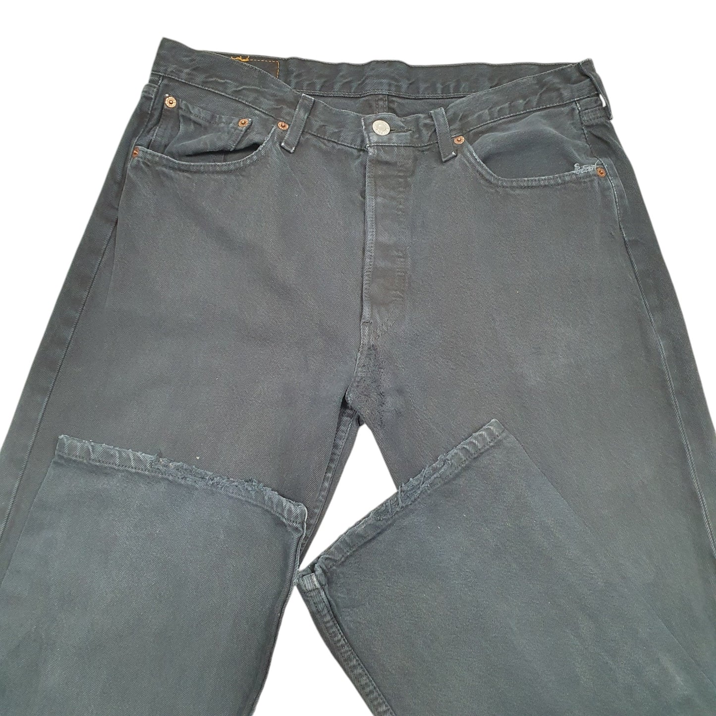 Mens Black Levis  501 JeansW34 L34