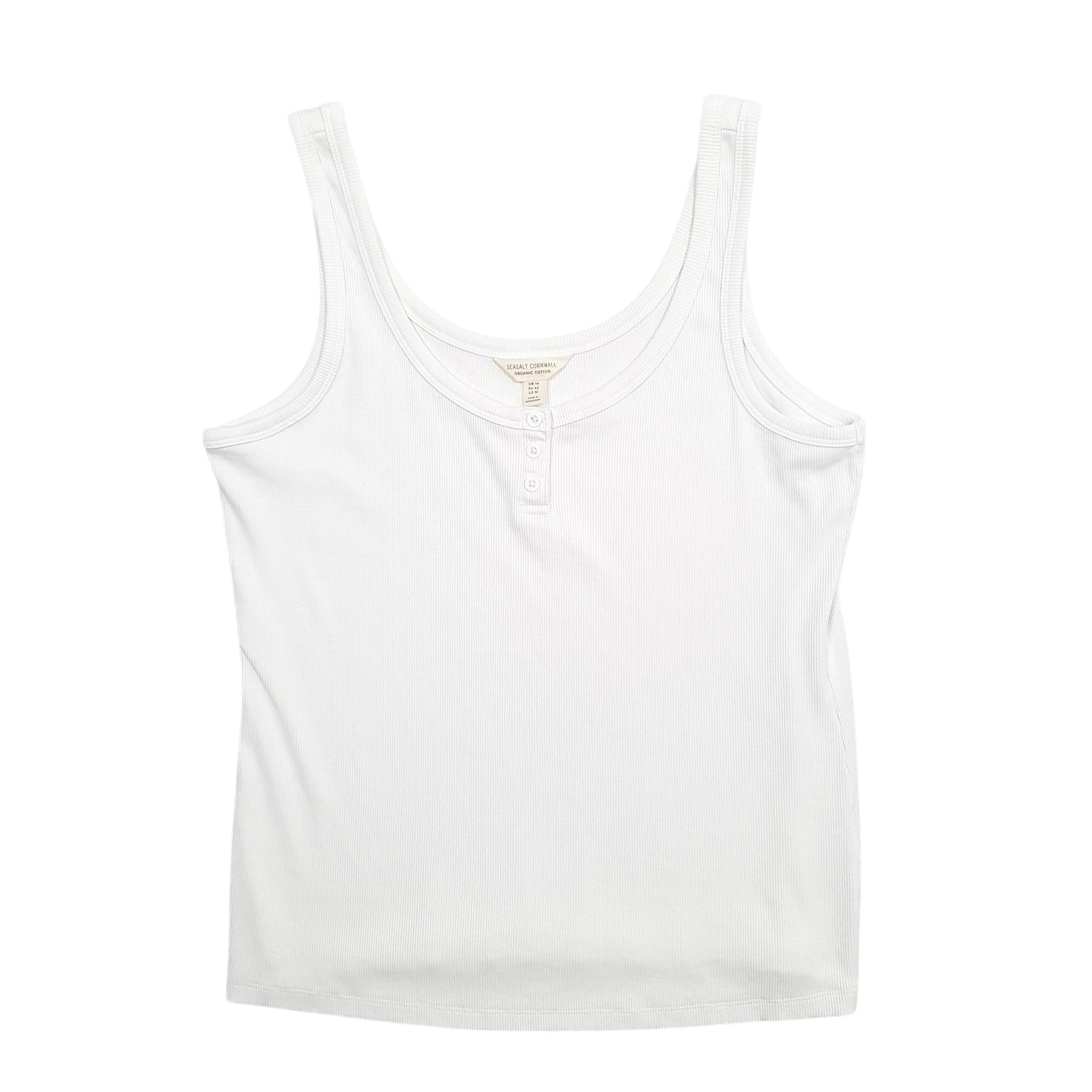 Womens White Seasalt Organic Short Sleeve T Shirt