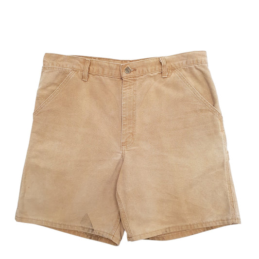 Mens Beige Carhartt B25 Carpenter Shorts