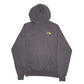 Mens Grey The North Face Spellout Never Stop Exploring Hoodie Jumper