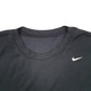 Mens Black Nike Dri Fit Sleeveless Vest Active Gym Workout Short Sleeve T Shirt