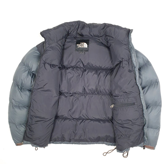 Mens Grey The North Face Nuptse 700  Coat