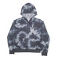 Womens Blue Champion Tye Dye Hoodie Jumper
