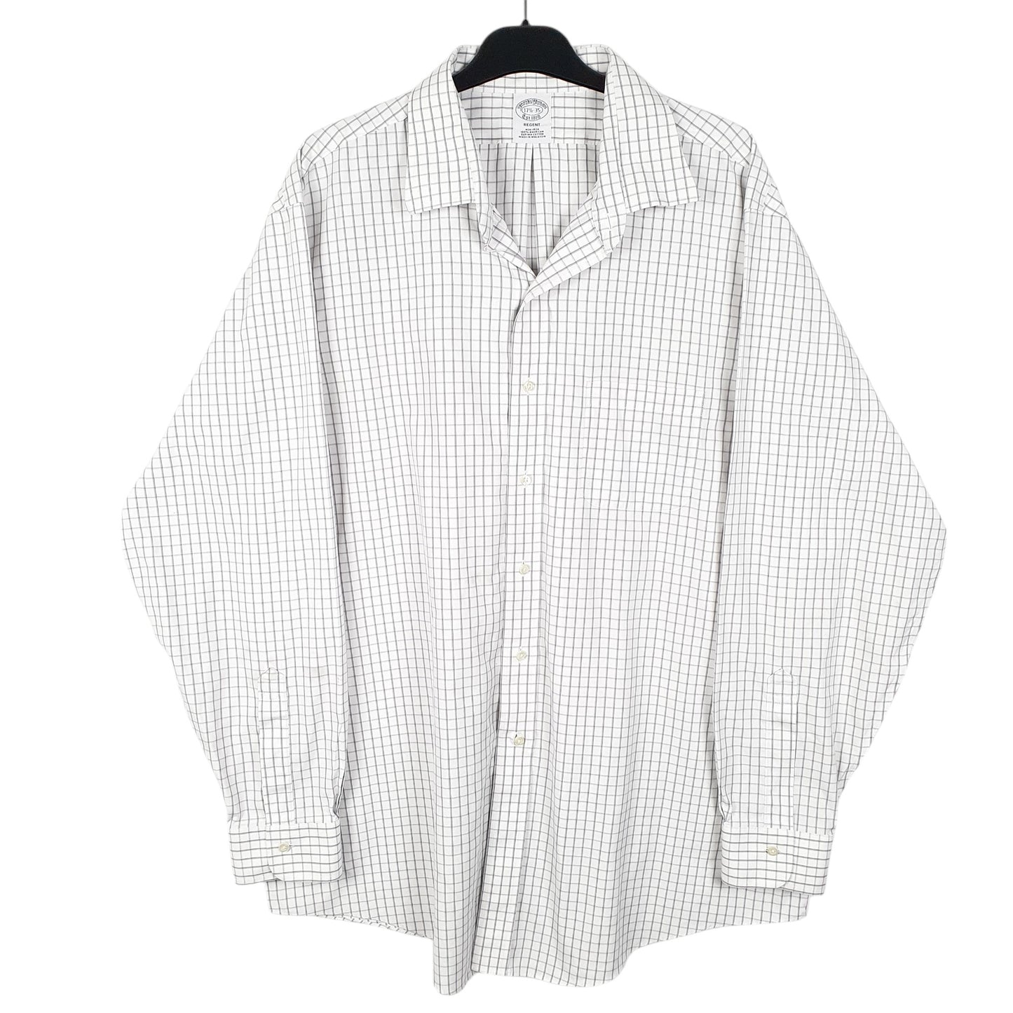 Mens White Brooks Brothers Regent Long Sleeve Shirt