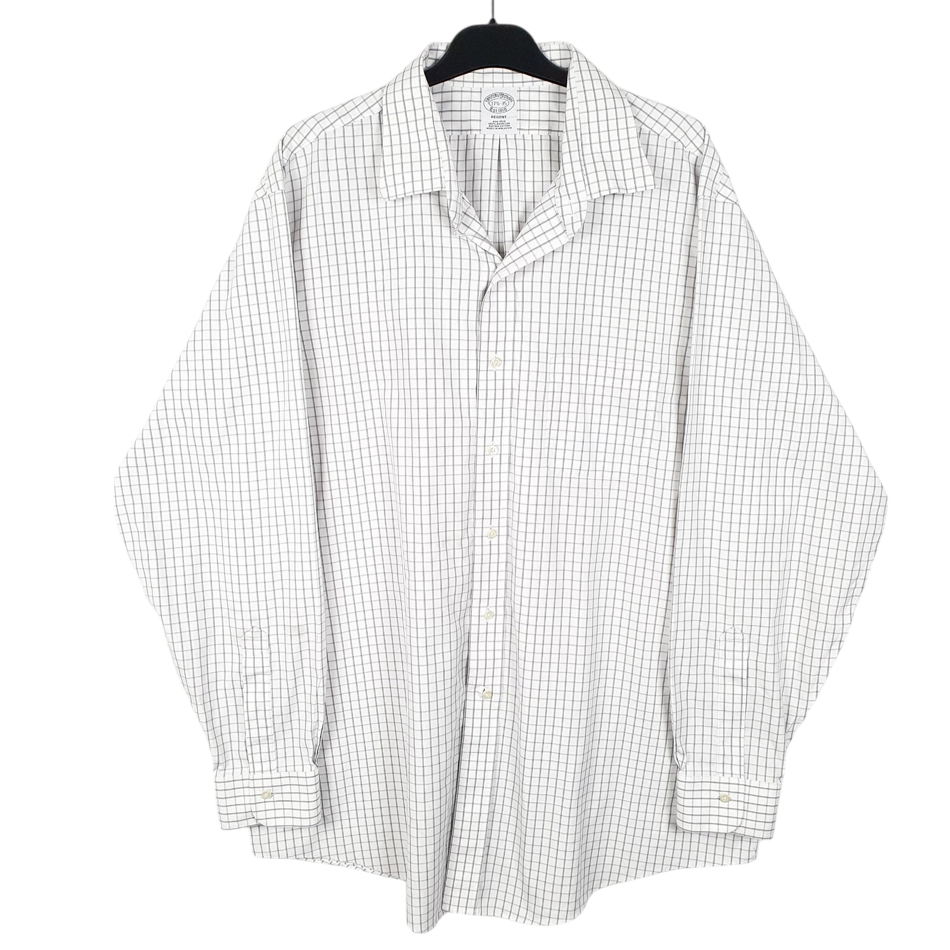 Mens White Brooks Brothers Regent Long Sleeve Shirt
