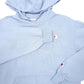 Mens Blue Champion Script Hoodie Jumper
