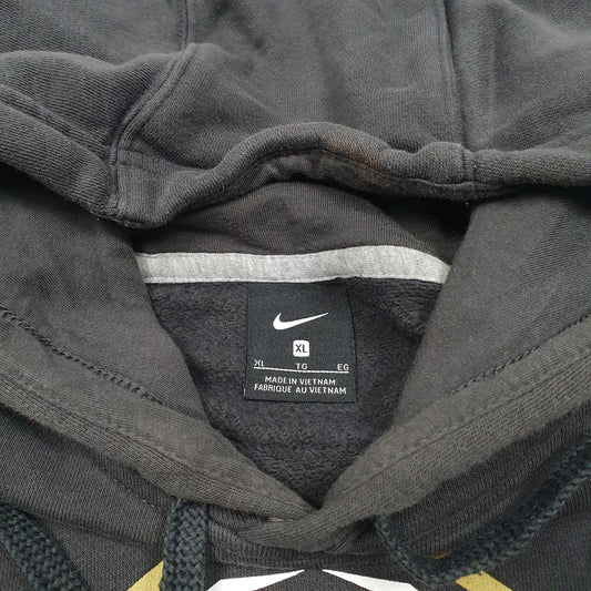 Mens Grey Nike Knights Lacrosse USA Spellout Hoodie Jumper