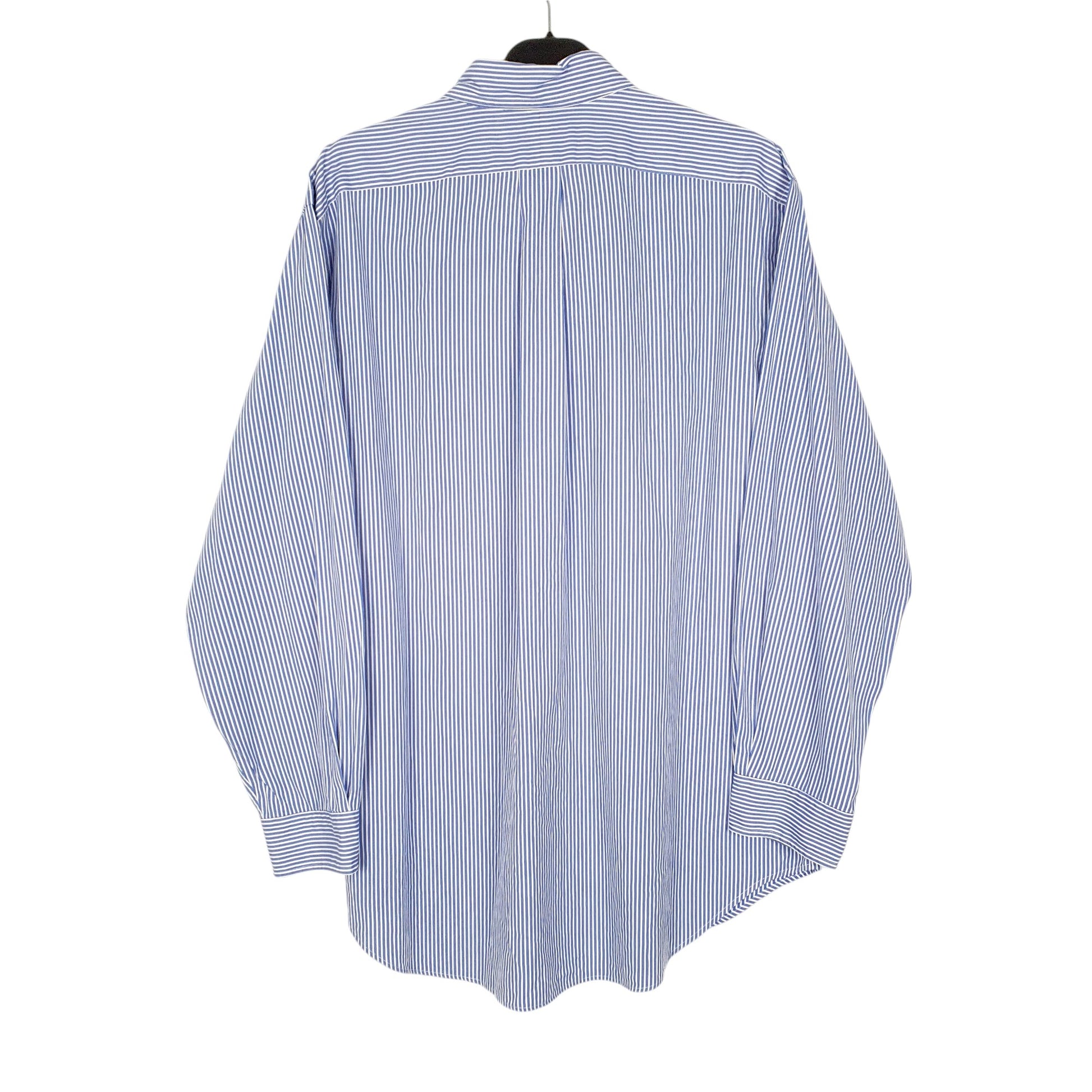 Mens Blue Polo Ralph Lauren Oxford Long Sleeve Shirt