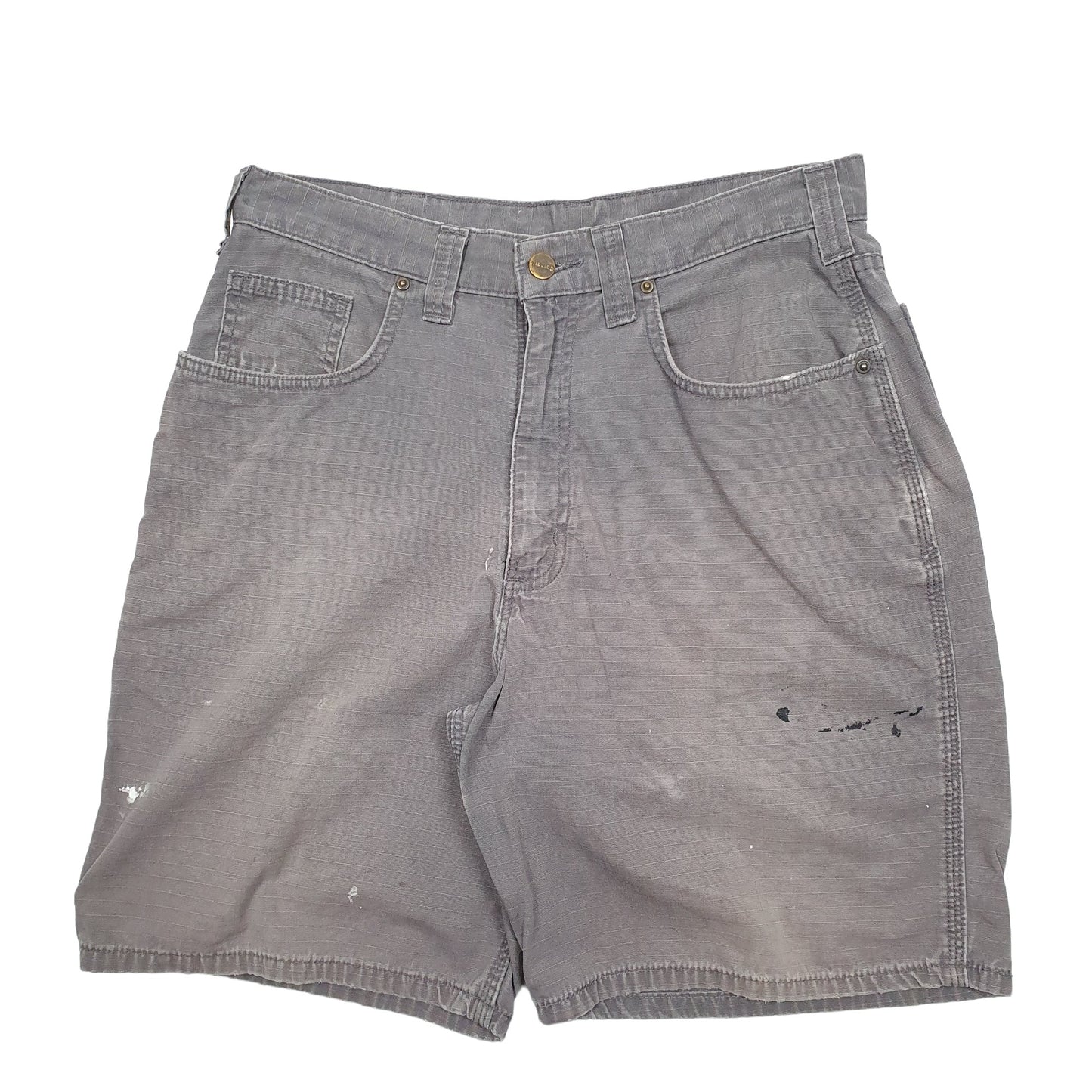 Mens Grey Carhartt Workwear Carpenter Shorts