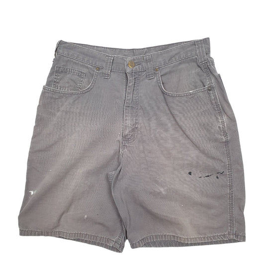 Mens Grey Carhartt Workwear Carpenter Shorts