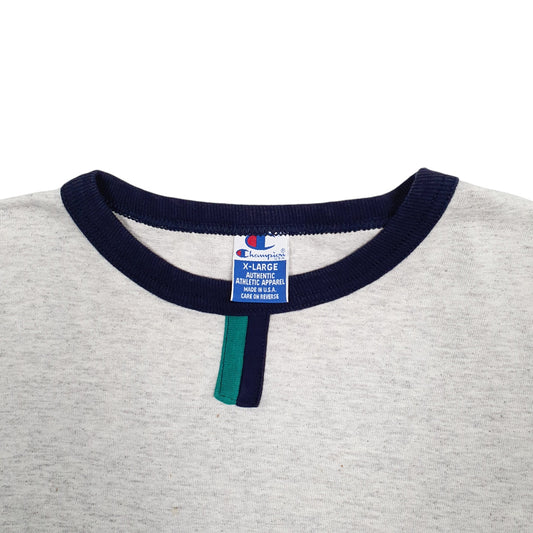 Mens Grey Champion Made In USA Vintage 90's Crewneck Jumper