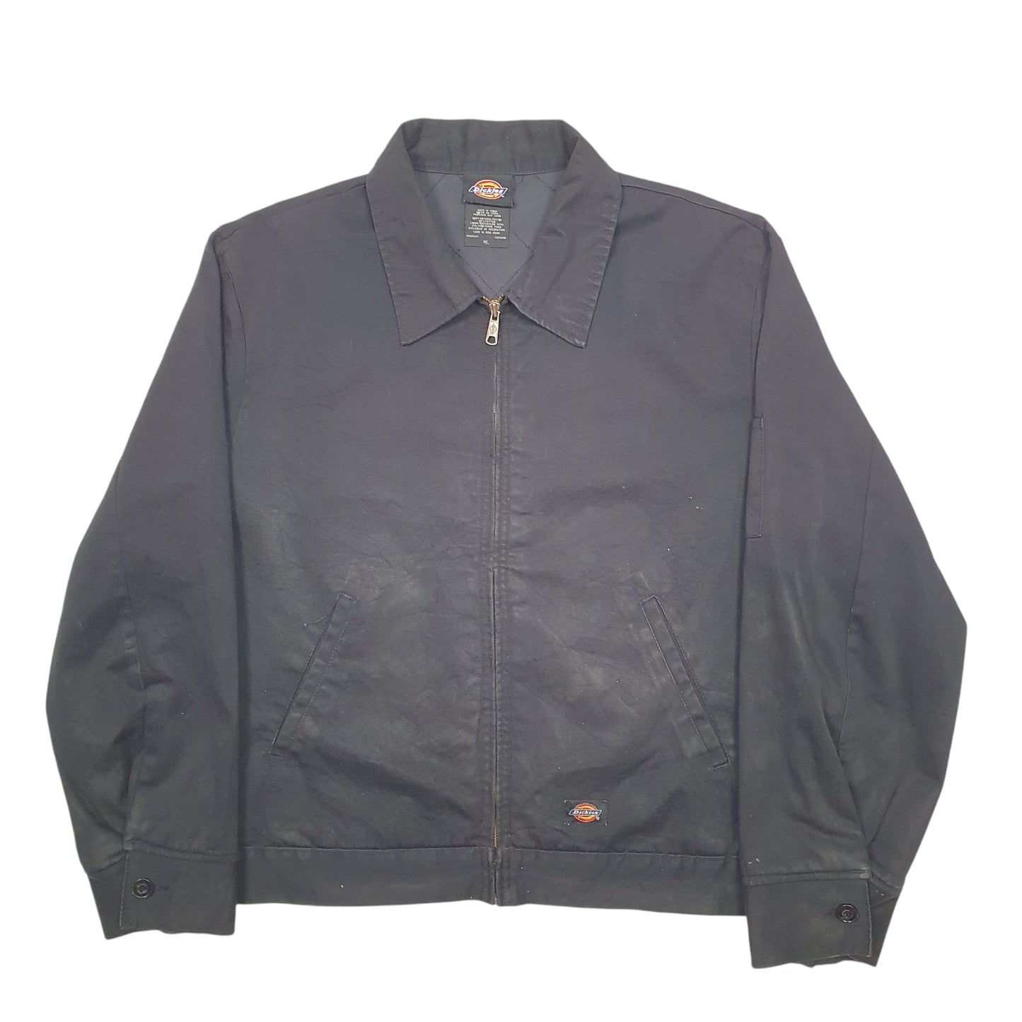 Mens Black Dickies   Coat