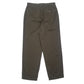 Mens Khaki Tommy Hilfiger Double Pleated Chino Trousers