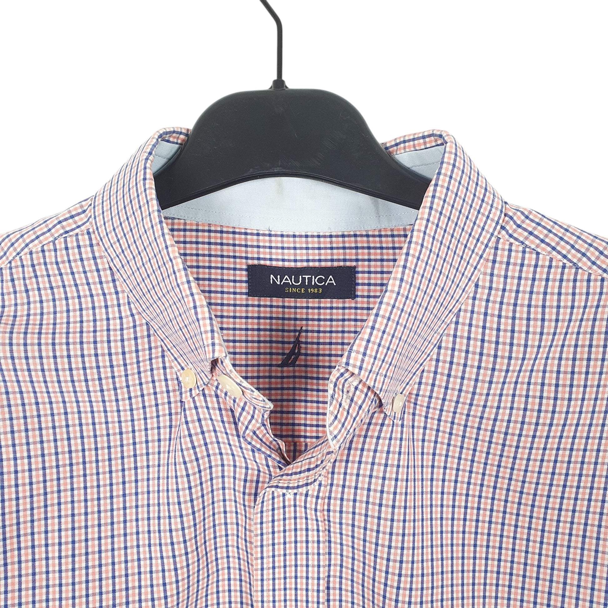 Mens White Nautica  Long Sleeve Shirt