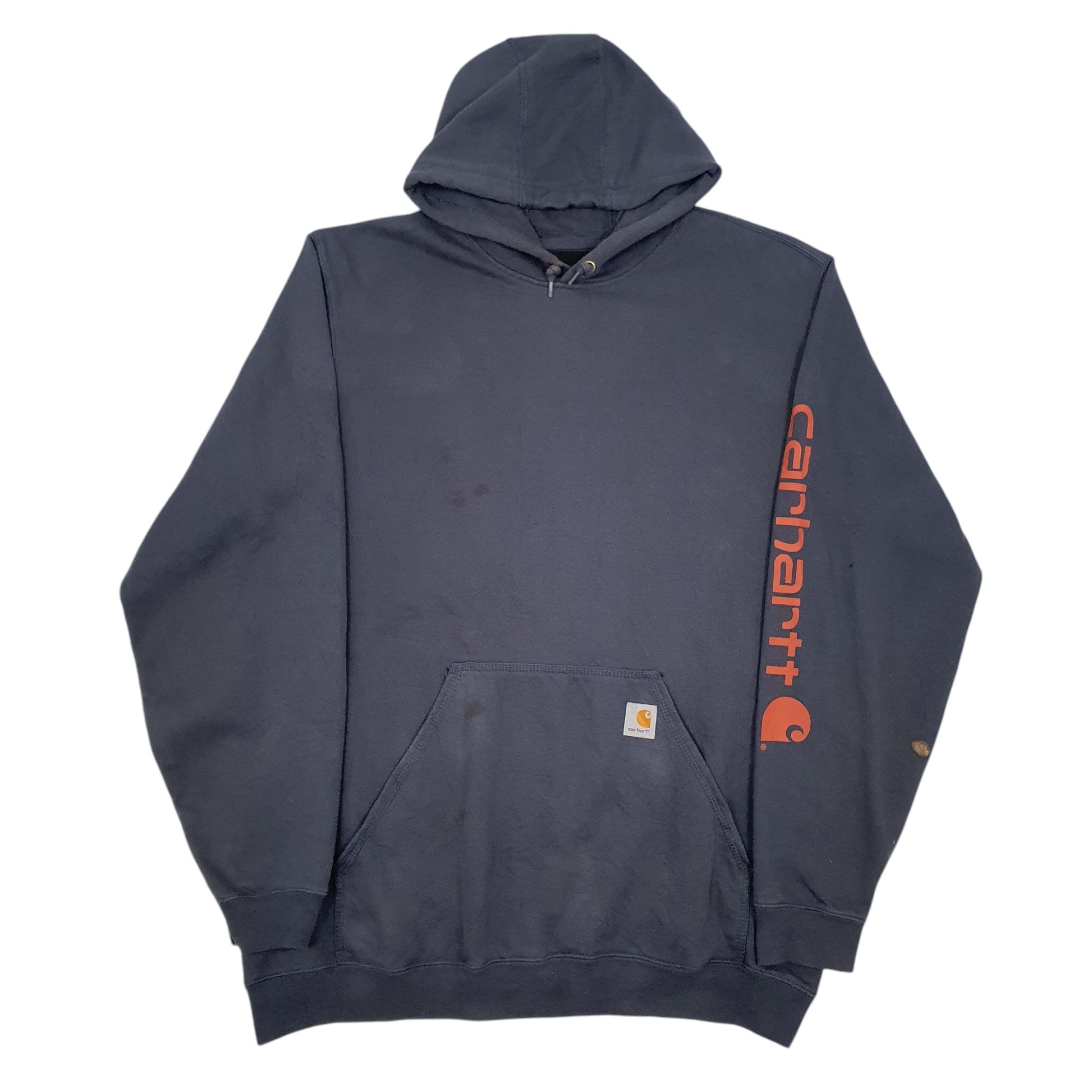 Mens Navy Carhartt Loose Fit Hoodie Jumper