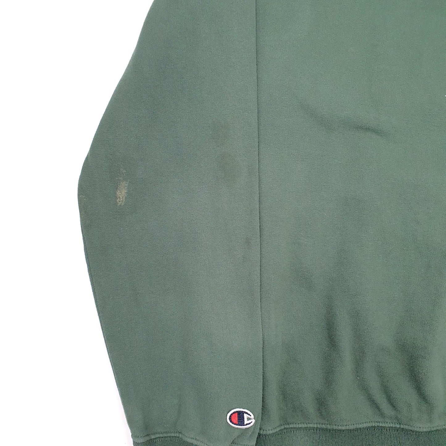 Mens Green Champion  Crewneck Jumper
