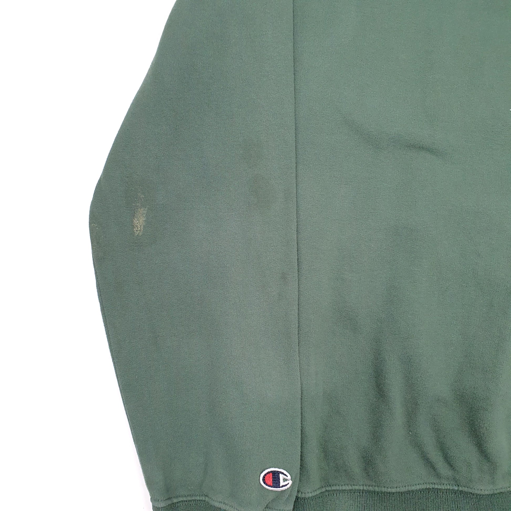 Mens Green Champion  Crewneck Jumper