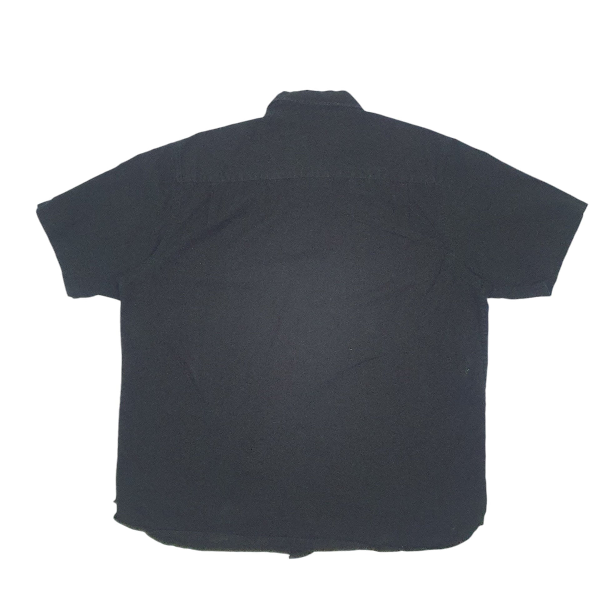 Mens Black Dickies Workwear Short Sleeve Shirt