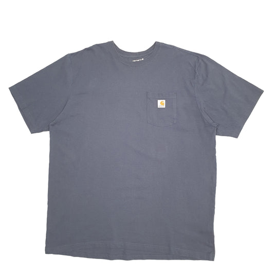 Mens Grey Carhartt  Short Sleeve T Shirt