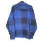 Mens Blue Levis Flannel Grunge Overshirt Shacket Long Sleeve Shirt