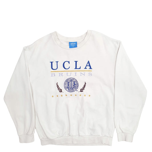 Mens Grey UCLA UCLA University Spellout Crewneck Jumper