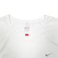 Womens White Nike Active Fit Dry Gym Workout Running Short Sleeve T Shirt