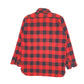 Mens Red King Kole Vintage 1950s Plaid Shirt Shacket Cruiser  Coat