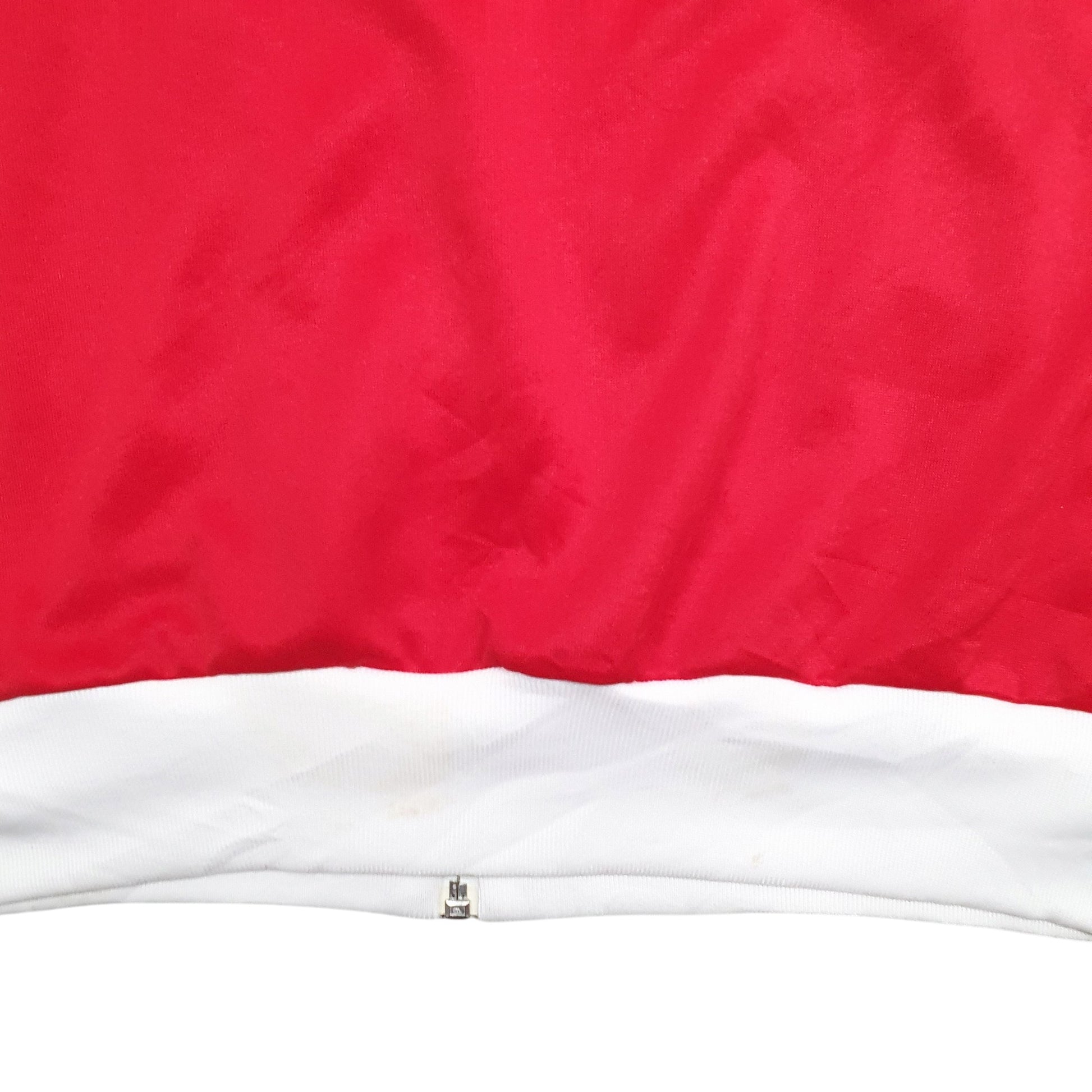 Mens Red Adidas Track Top Full Zip Jumper