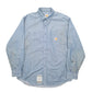 Mens Blue Carhartt  Long Sleeve Shirt