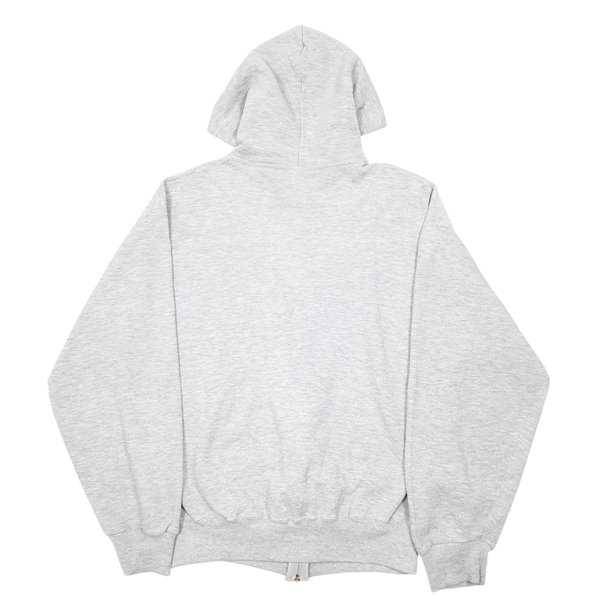 Mens Grey Russell Athletic Hoodie Full Zip Jumper