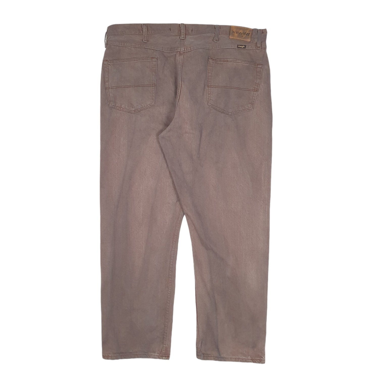 Mens Brown Wrangler  Casual JeansW40 L30