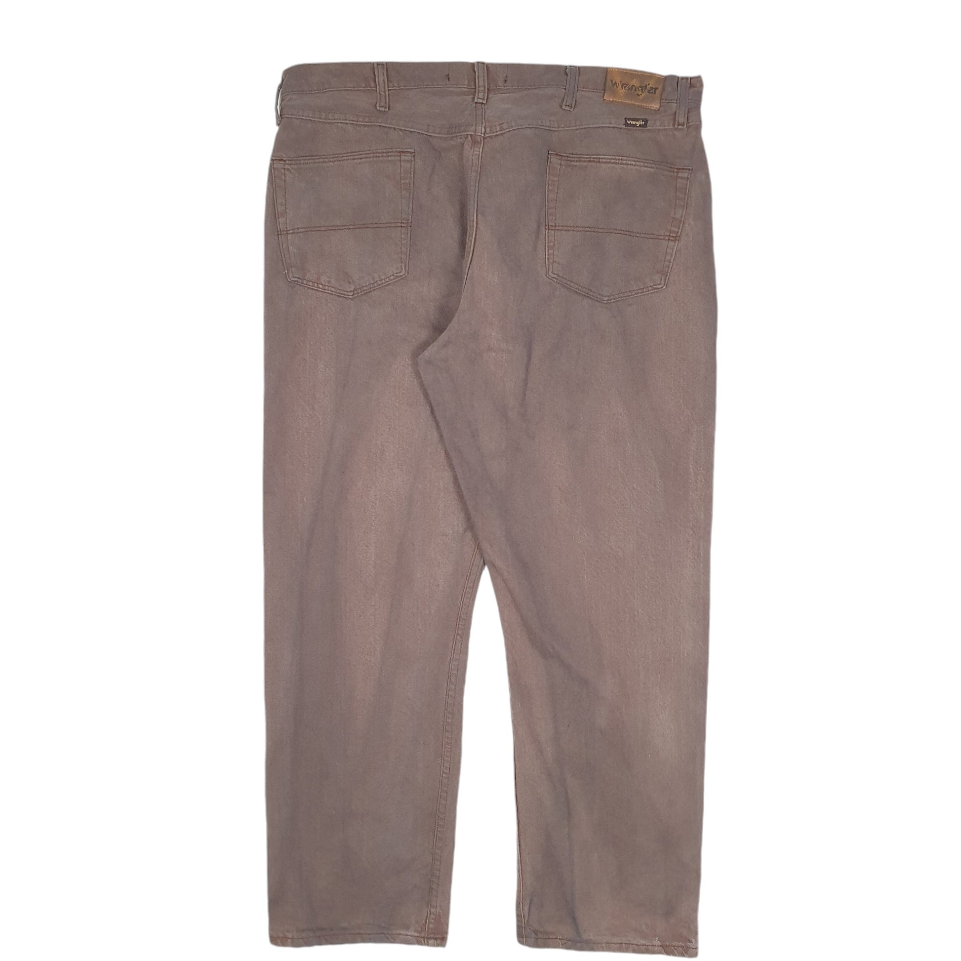 Mens Brown Wrangler  Casual JeansW40 L30