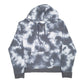 Womens Grey Champion Tie Dye Hoodie Jumper