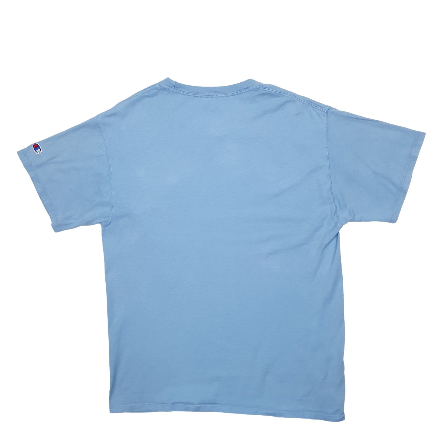 Mens Blue Champion Spellout Short Sleeve T Shirt