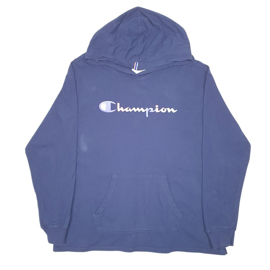 Womens Navy Champion  Hoodie Jumper