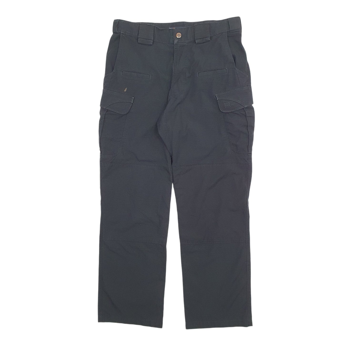 Mens Black 5.11 Tactical Stretch Fit Waist Cargo Trousers