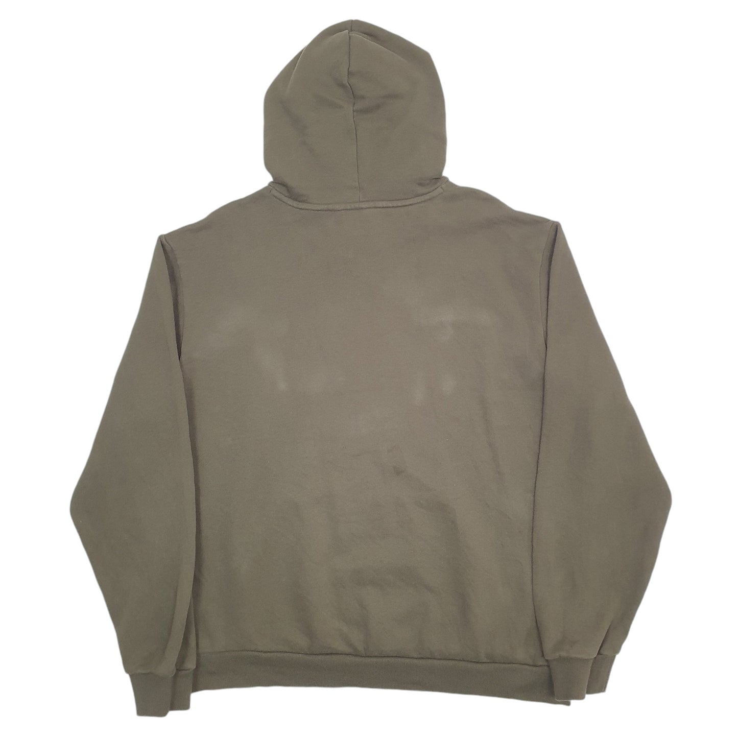 Mens Khaki Puma Spellout Hoodie Jumper