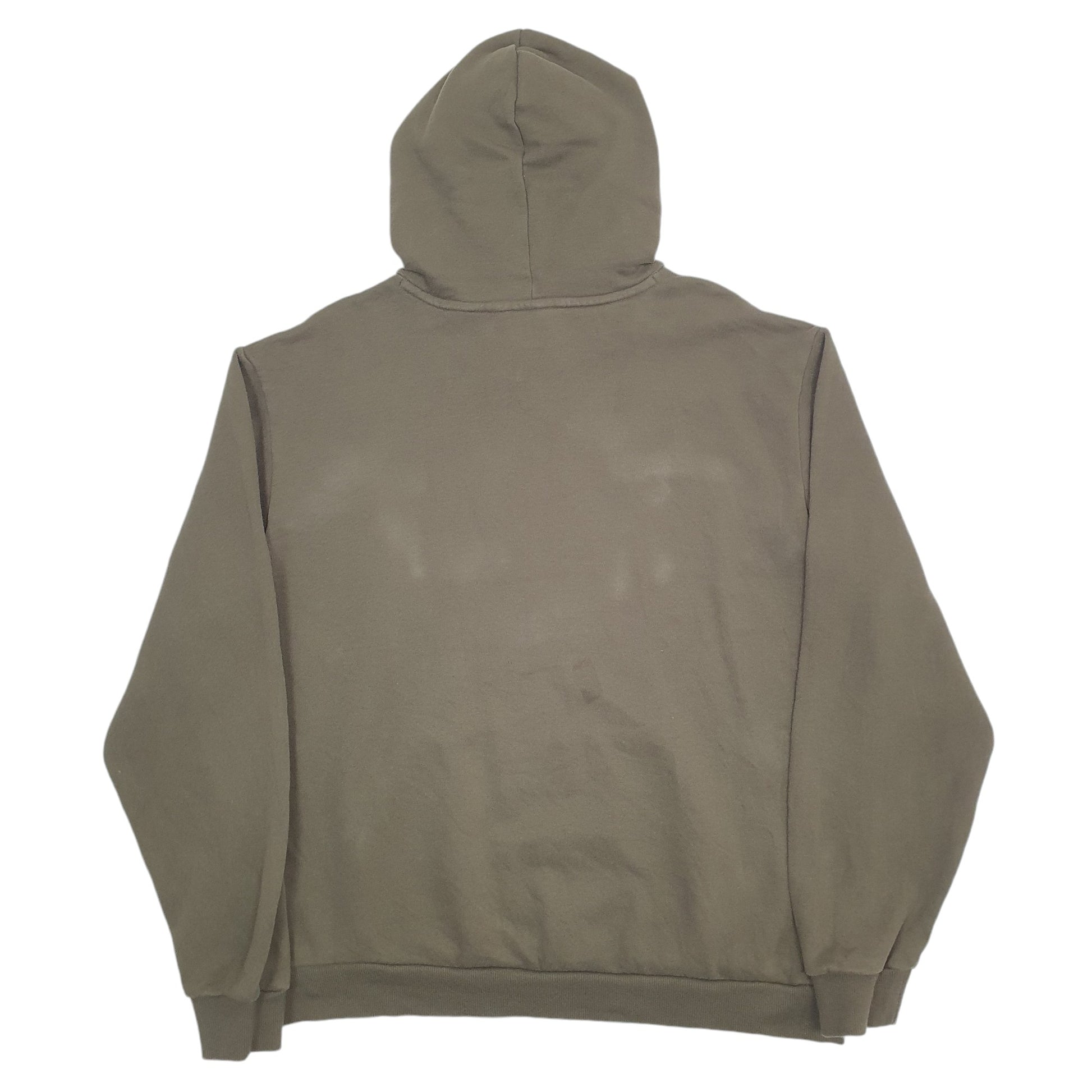 Mens Khaki Puma Spellout Hoodie Jumper