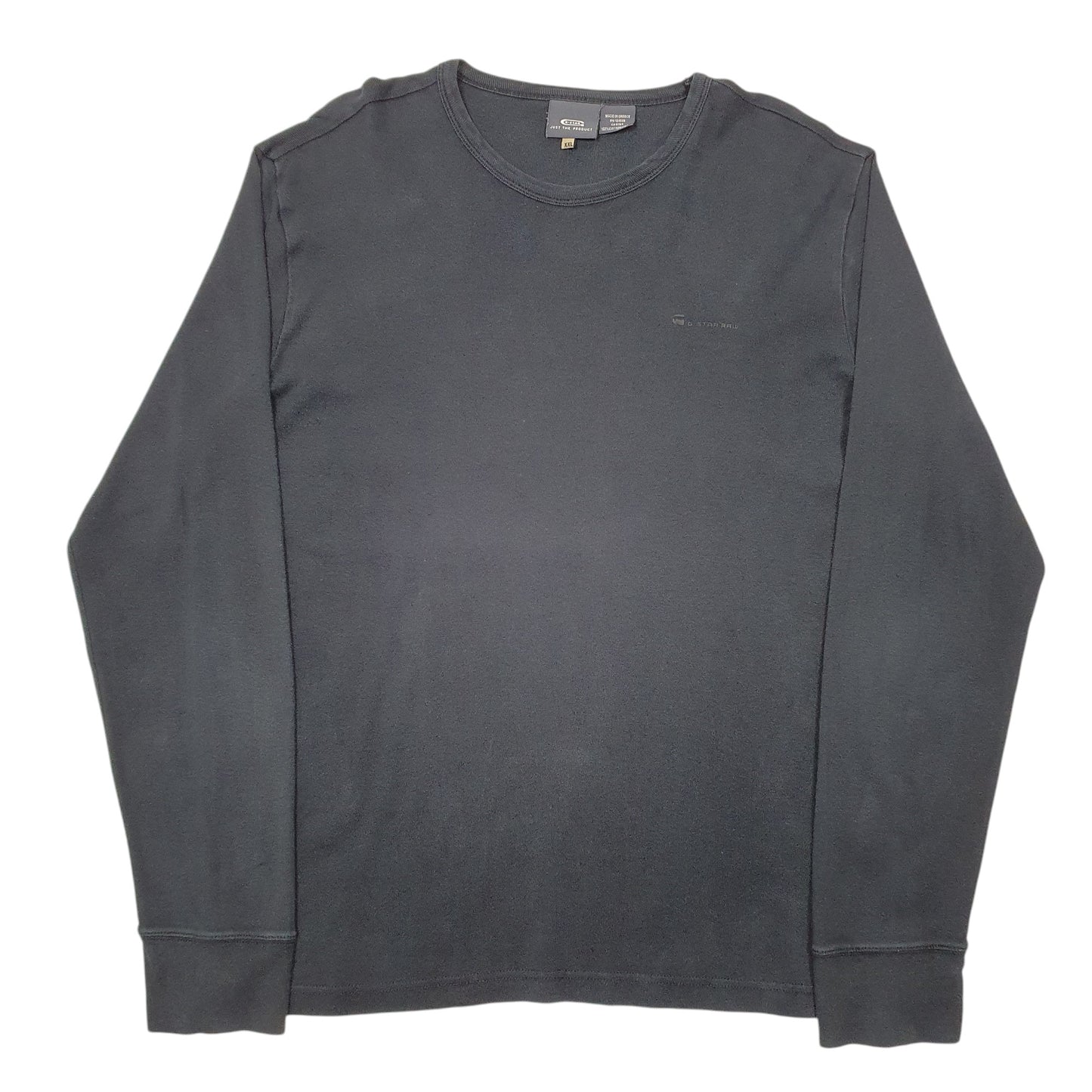 Mens Black G Star Raw  Long Sleeve T Shirt