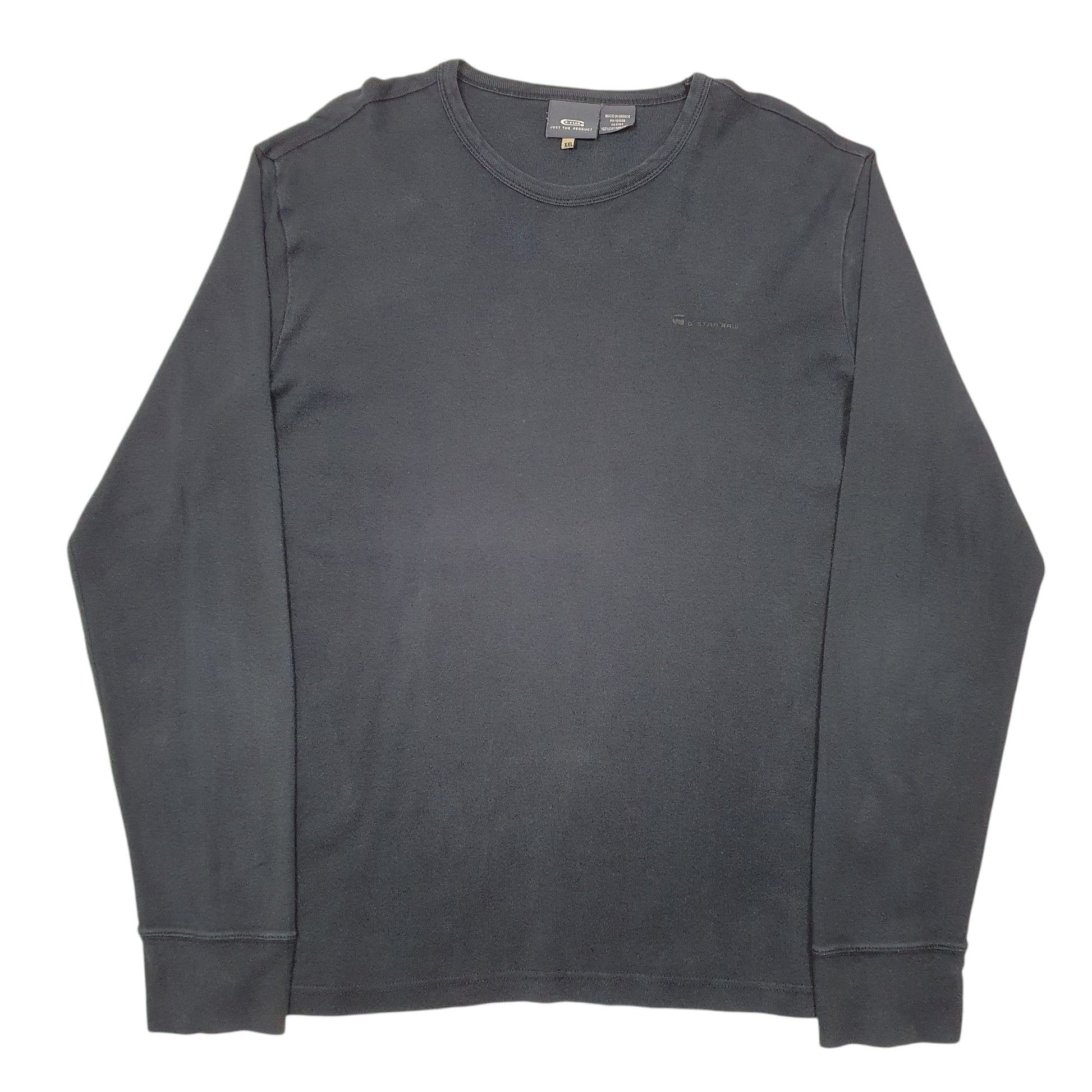 Mens Black G Star Raw  Long Sleeve T Shirt