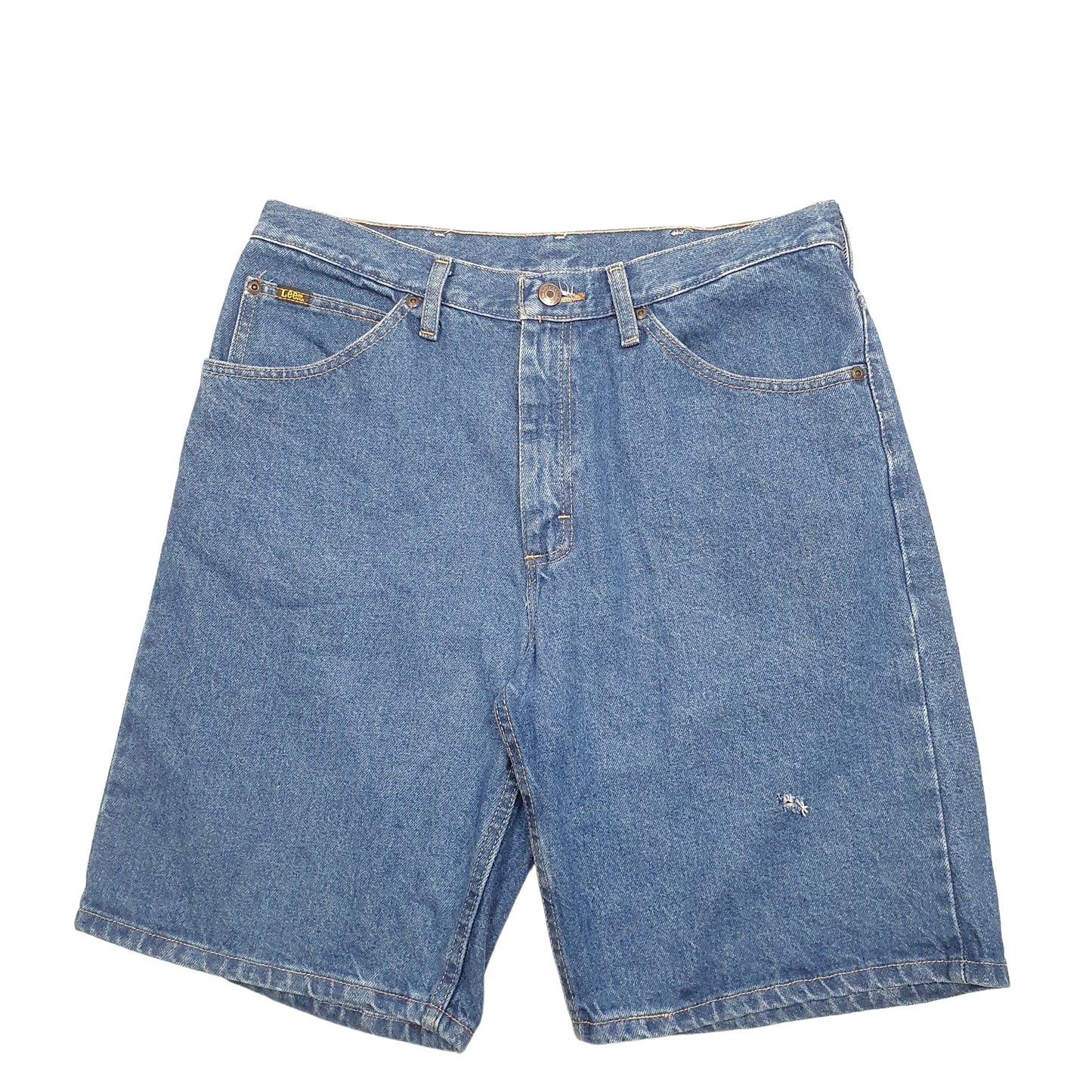 Mens Blue Lee  Denim Shorts
