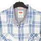 Mens Blue Levis Casual Long Sleeve Shirt